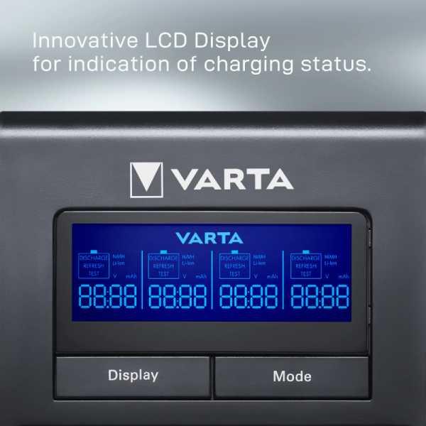 نحوه استفاده از شارژر باتری وارتا مدل LCD Dual Tech
