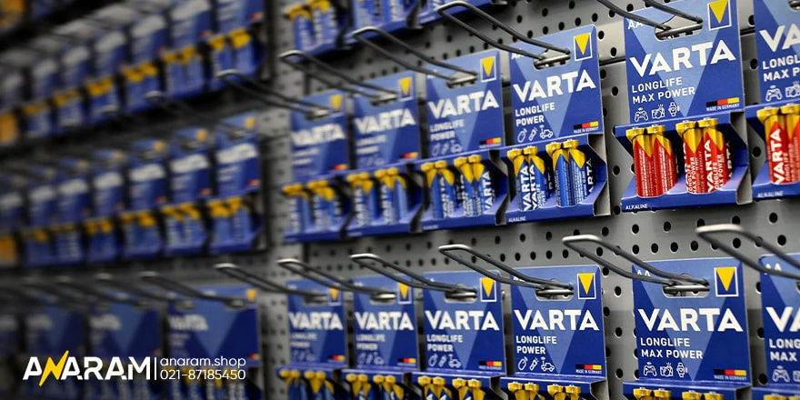 خرید انواع باتری نیم قلمی لانگ لایف وارتا مناسب انواع کنترل تلویزیون