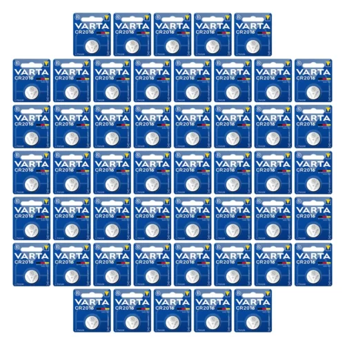 باتری سکه ای CR2016 وارتا مجموعه 50 عددی