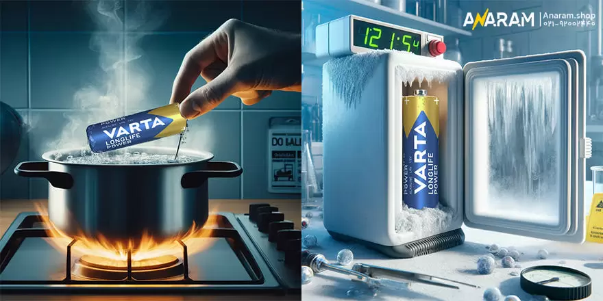 شارژ باتری‌ با آب جوش و فریزر:تکنیک‌هایی بدون پشتوانه علمی